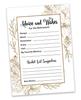 Inkdotpot Pack of 50 Advice & Wishes for Retirement Party, Game Activity for Retirement Party Celebration, Guestbook Alternative 5X7 inches