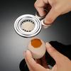 Stainless Steel Egg Cutter Opener Easy Egg Shell Remover Essential Kitchen Gadget for Cutting Eggshells Separating
