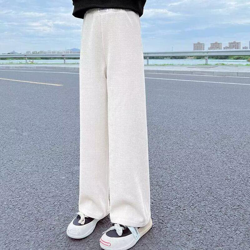 

«Стильные широкие брюки для девочек — повседневные зимние флисовые брюки для детей постарше» 170