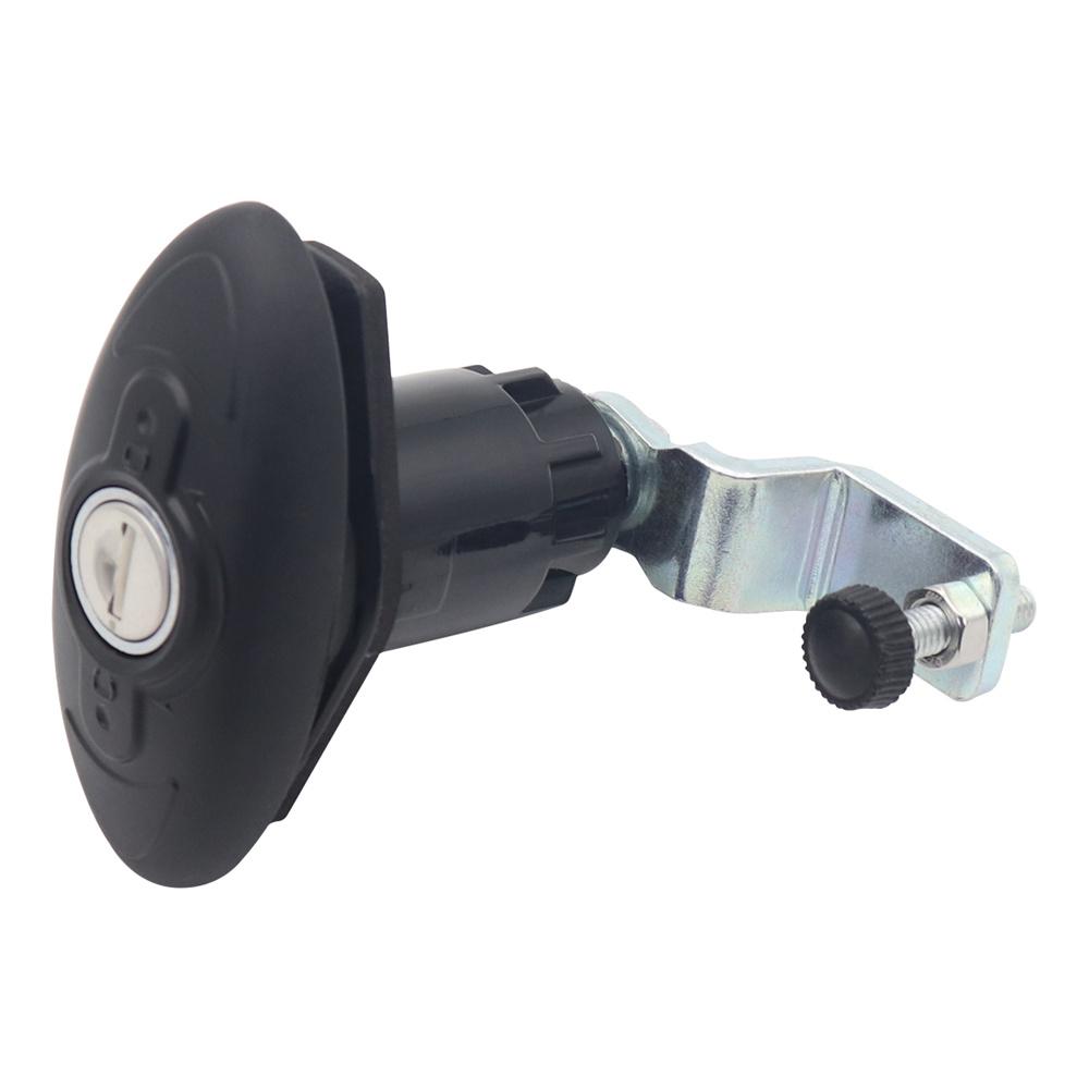 Rotating Handle Lock Latch with 2 Keys for Camper RV Cabin