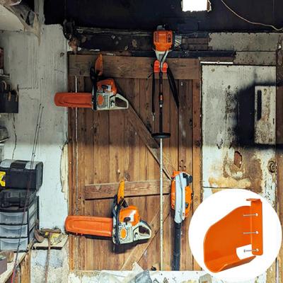 Supporto a Muro per Motosega Porta Motosega Robusto Portata Elevata Installazione Semplice Porta Motosega per Impieghi Gravosi Verniciato a Polvere