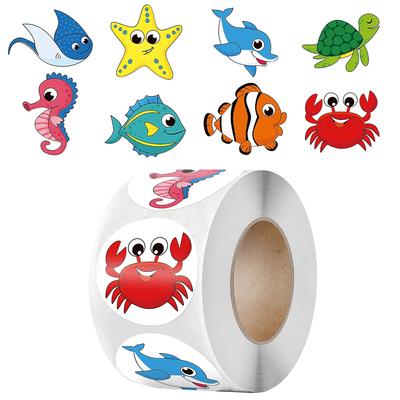 500 Stück Niedliche Cartoon Seestern Aufkleber Kinder Belohnungslabel Ermutigung Scrapbooking Dekoration Schreibwaren Aufkleber