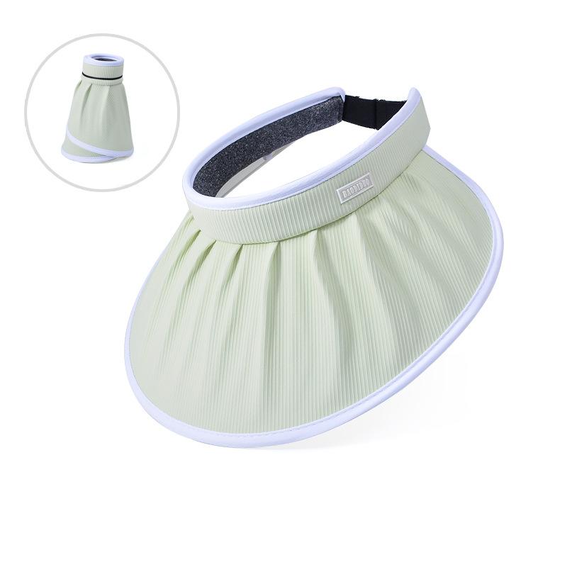 8492 Summer Shade Shell Hat Versatile Sunscreen Hat Outdoor Travel Big Brim Color Changing Empty Top Hat Children