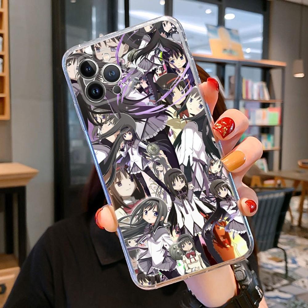 Puella Magi Madoka Magica Phone Case For iPhone 15 14 11 12 13 Mini Pro XS Max Cover 6 7 8 Plus X XR SE 2020 Funda Shell