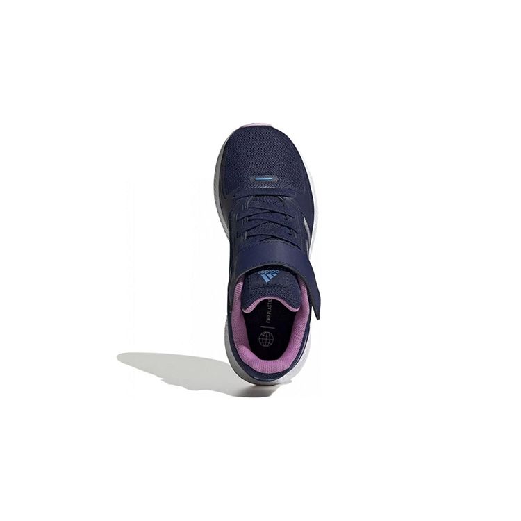 Adidas Runfalcon 2.0 Little Kid Dark Blue Pulse Lilac Kids Sneakers Matte-Purple-Metallic HR1537