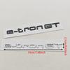 2026 NEW 3D ABS Car Rear Trunk Badge Logo e-tron GT Emblem Sticker For Audi Q4 Q6 e-tron GT e-tron Auto Exterior Accessories