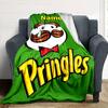Customiz Name Personality Pringles Blanket Soft &Warm Sofa Office Bed Travel Lunch Break Blanket, Gift Suitable All Seasons