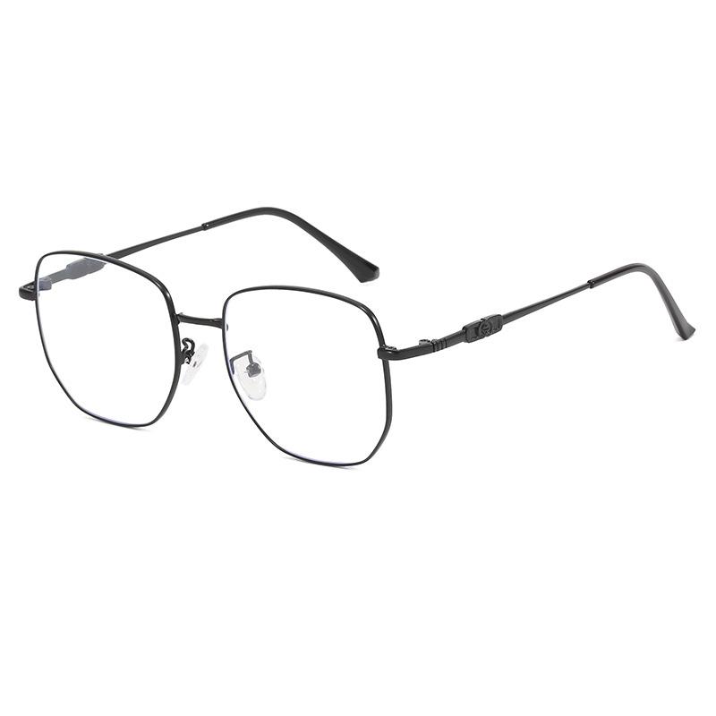 New Sven metal myopia glasses frame men can be equipped with optical myopia frame men's large frame anti-blue light flat mirror HC