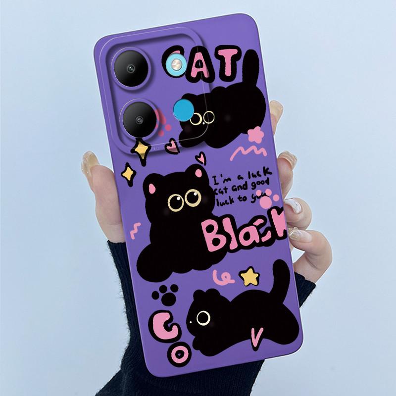 For Infinix Smart 7 Plus X6517 Phone Case Smart 7Plus Soft Silicone Coque Sweet Lovely Funny Cool Printing Protective Back Cover