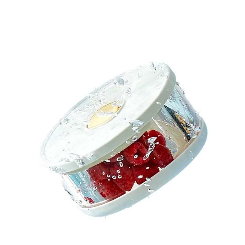 Hochborosilikatglas Tupperware Lunchbox Hitzebeständige Lunchbox mit Deckel Pendler mit Reis Mikrowellenschüssel Versiegelte Schüssel