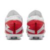 Nike Mercurial Vapor 15 Pro Round Toe Lace-Up HG (Rubber Short Studs) Durable Soccer Shoes Unisex Soccer Shoes White Red DJ5602-600