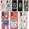 Funny Coffee Phone Case For Ulefone Note 20 19 18 Ultra 10 12 13 14 15 16 17 Pro 13P 12P 11P 10P Silicone Soft Back Cover