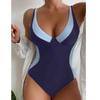 2026 Women's One-Piece Swimsuit Cover-Up: Slimming Plus Size, Stylish Hot Spring Swimwear