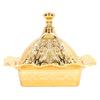 Quadrate Gold Serving Bowl Alloy Serving Dish Sugar Bowls Turkish Bowl  Party