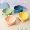 Raised Cat Food Bowl Large Capacity Pet Water Bowl Colorful Dog Bowls  for Puppy Cat