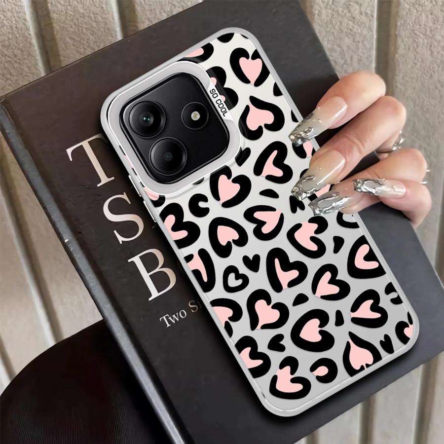 Cartoon Love Leopard Pattern Case for Xiaomi Mi 13T 11 Lite 12T Pro Back Phone Cover
