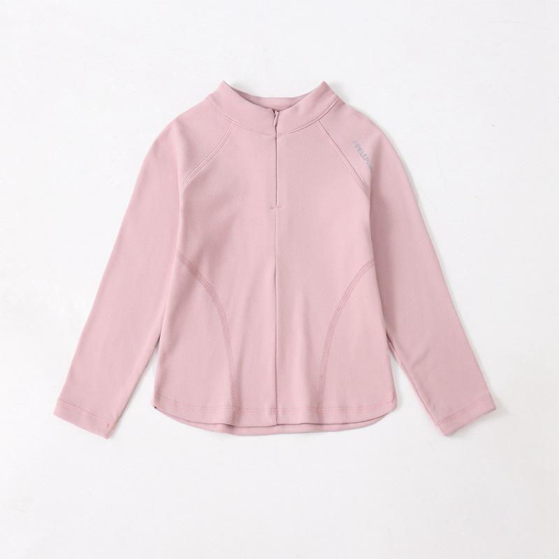 Children's 2025 Spring/Autumn Boys' Solid Round Neck Sweatshirt & Girls' Fashionable Korean-Style Shirt