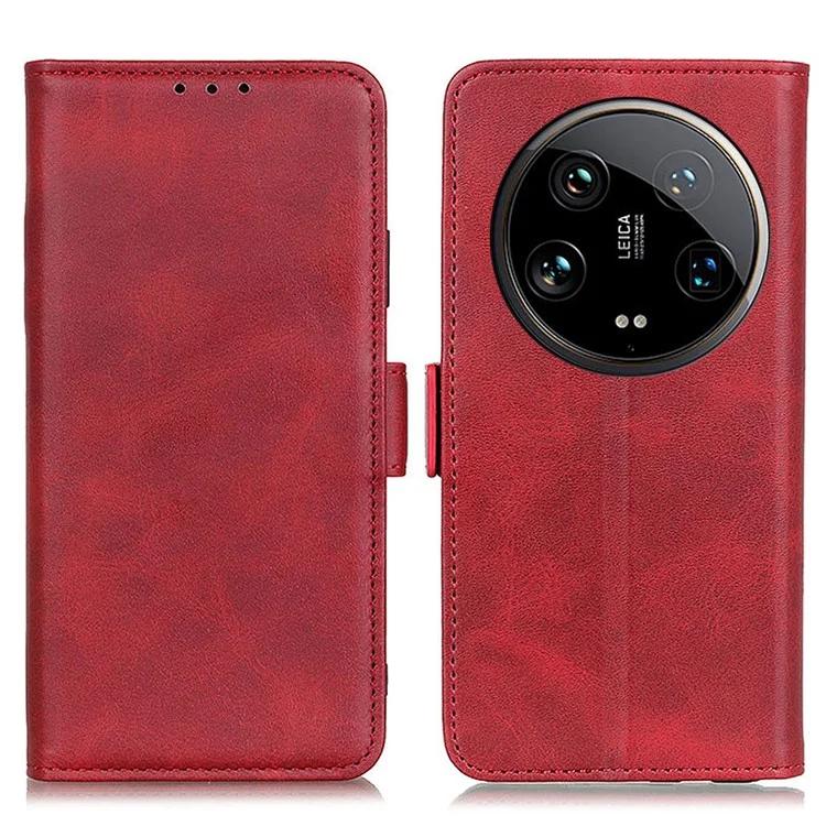 

For Xiaomi 14 Ultra Case Magnetic Clasp Leather Wallet Flip Phone Cover