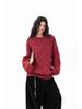 Men's Retro Cable Knit Sweater - Loose Fit, Round Neck, Autumn/Winter Pullover.
