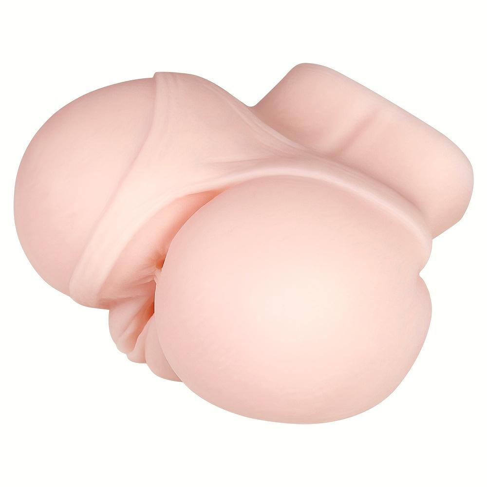 1pc Male Masturbator, Pocket Pussy Masturbators With Realistic Textured Tight Vaginal And Anus For Penis Stimulation Adult Pleasure Sex Toy For Men