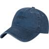 Mean Move Quote Washed Denim Baseball Cap Adjustable Low Profile Casual Golf Dad Hat