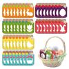48pcs Easter Candy Jar Greeting Cards Fillable Candy Jar Decoration Container Easter Ma-son Jar Card Birthday Exchange Gift Card