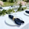Summer Beach Wedding Napkin Rings, Golden Oyster Shells, Wedding and Valentine'S Gifts for Girlfriend, Party Napkin Rings