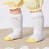 Balabala Baby Socks Unisex  Summer New Mesh Baby Socks for Boys and Girls Cute Mid-Calf Length Anti-chill Pack of Two Pairs
