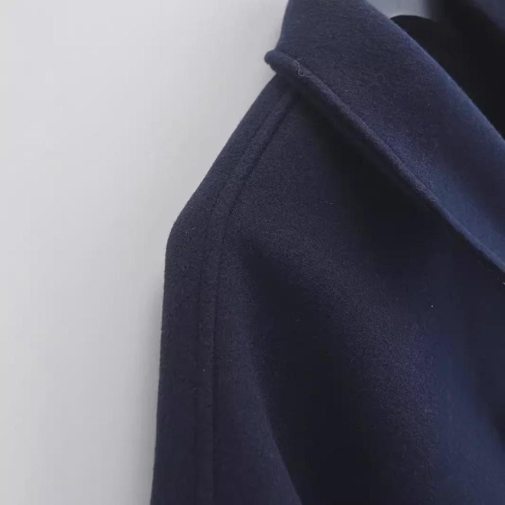 2024 Autumn/Winter European & American Women's Loose Woolen Coat