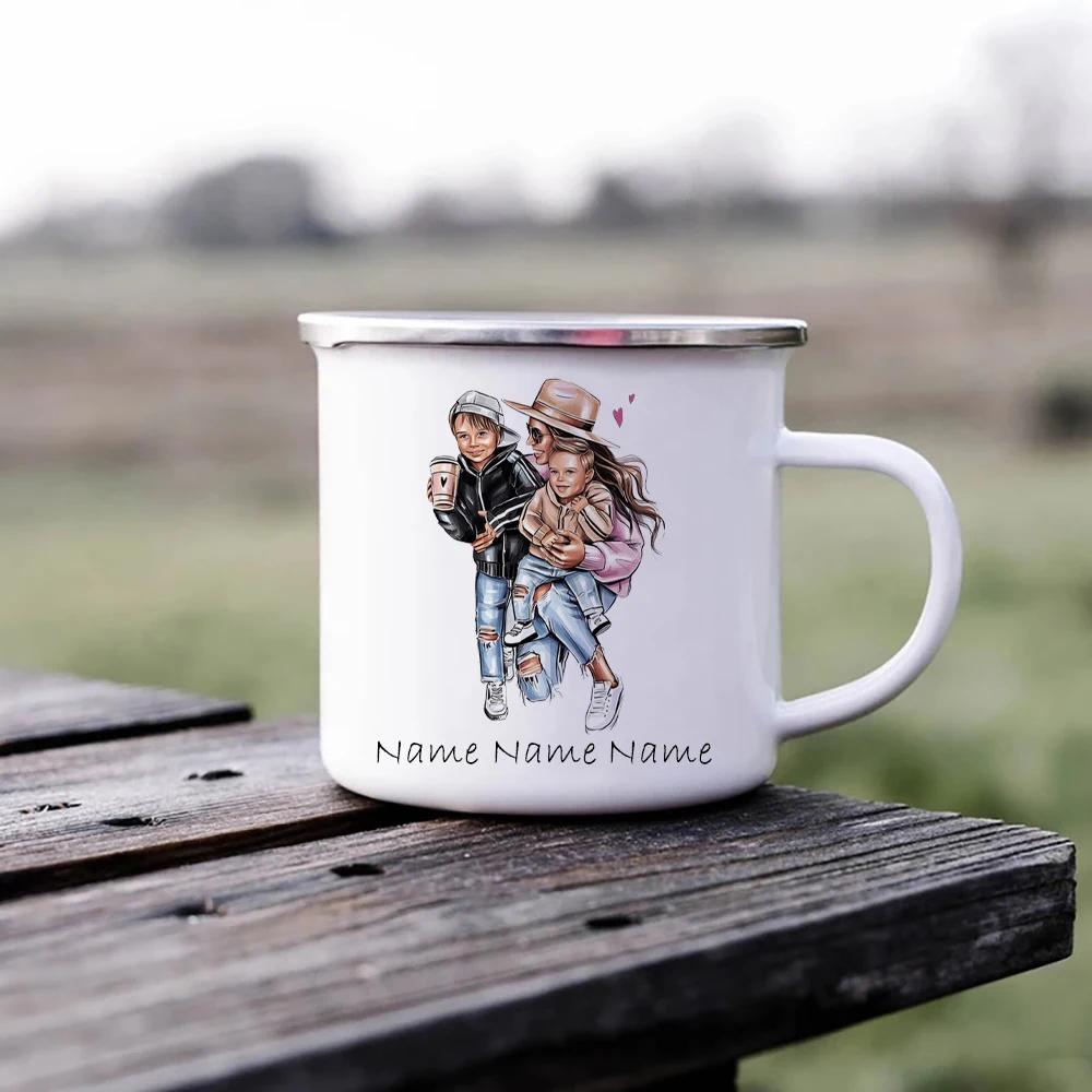 Customized Printed Name Mug, Thermal Coffee Cup, Personalized Gift, Personalized Drinkware, Mothers and Children, Drop Shipping