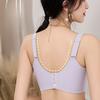 Breathable Gathering Bra for Women Without Steel Rims Thin Design Plus Size Push Up Bra Adjustable Top Support Bra