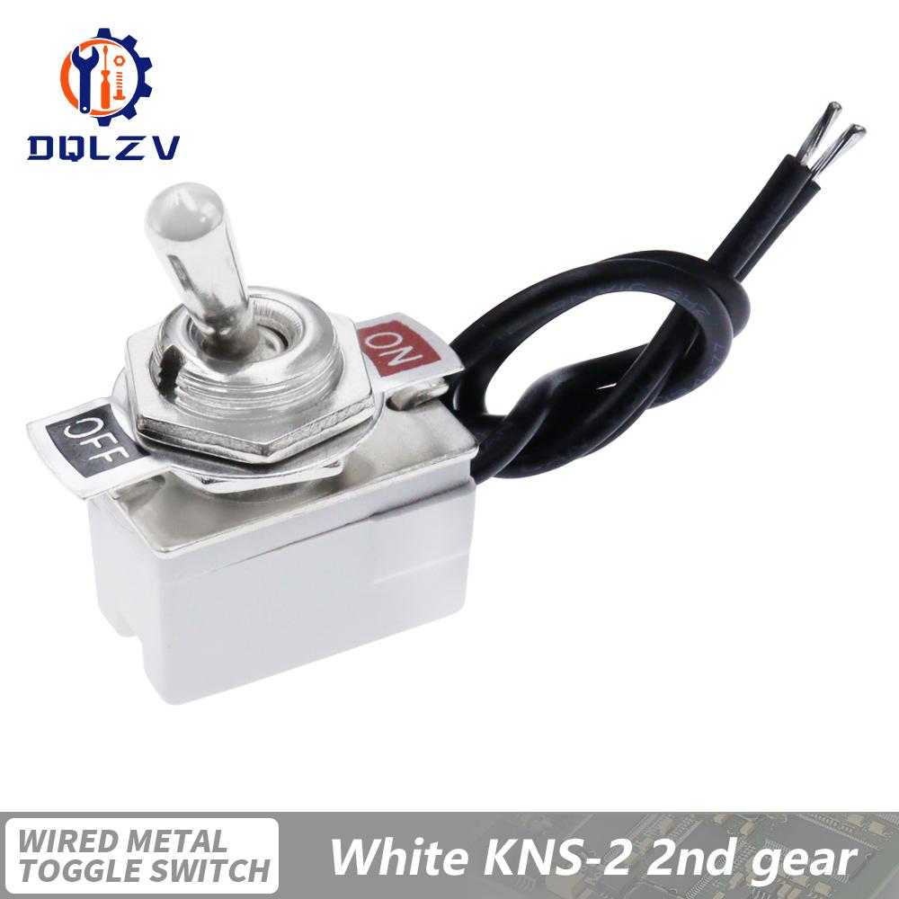 Mini Toggle Switch High Quality AC 6A/125V 3A/250V 2 Pin Toggle Rocker Switch ON/Off Latching Heavy Duty Car