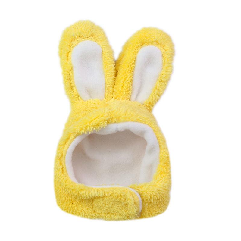 Cute Cat Cap Bunny Costume Warm Hat New Year Holiday Party Headgear Cosplay Props Headwear Pet Kitten Accessories