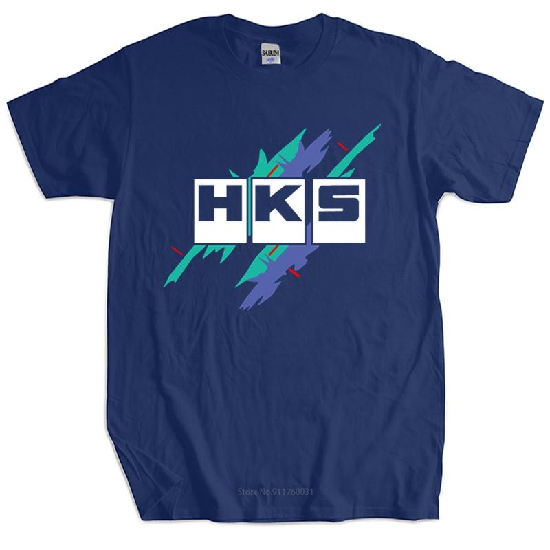Herren T-Shirt Euro Größe TOPS Limited HKS Power and Sportser Performance Turbo Logo Unisex T-Shirt Damen Top T-Shirts