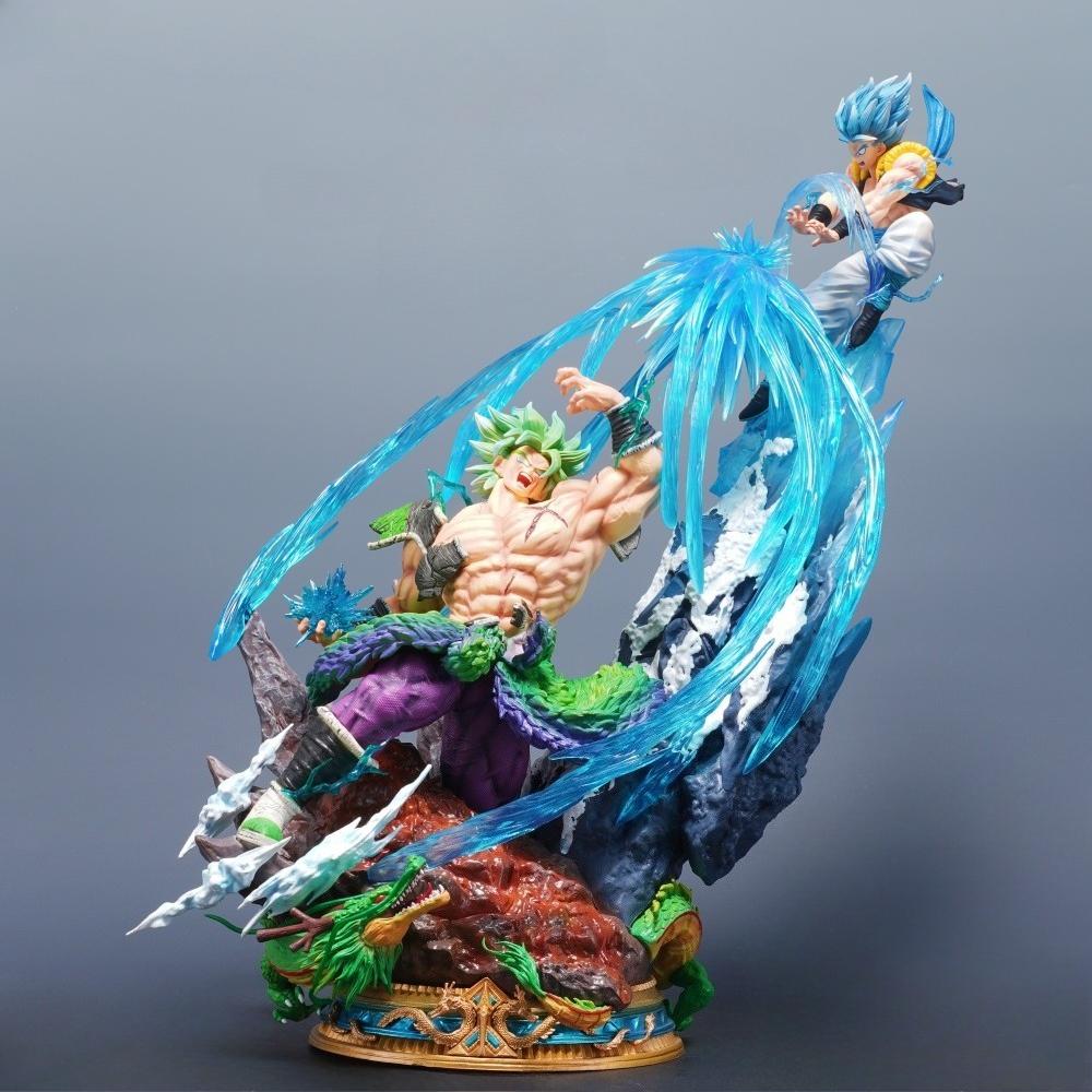 50cm/19.69in Animation Dragon Sphere Figure Gogeta VS Broli Action Figures Polyvinyl Chloride Statue Tabletop Ornamen Collector Miniature Playthings