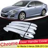 Pentru Mazda 6 Atenza GH1 2008 2009 2010 2011 2012 2013, cromat de lux, capac pentru mânerul ușii, capac de prindere, accesorii autocolante auto