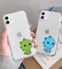 Cute Dino Clear Phone Case for iPhone 13 12 11 14 15 Pro Max Case Mini XR XS Max 7 8 Plus SE Case Silicone Tpu Dinosaur Cover