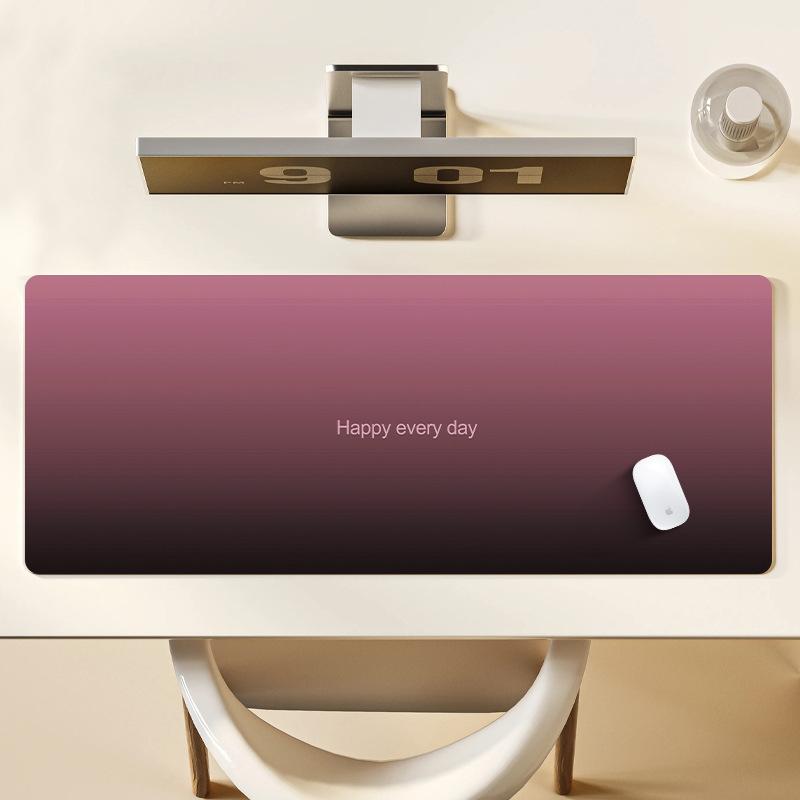 Premium Sense Gradual Change Color Mouse Pad Oversized Minimalist Ins Wind Texture E-sports Office Keyboard Desk Mat