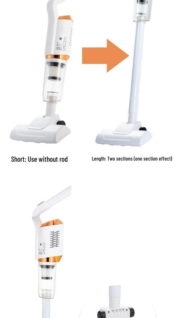 High-Suction Silent Wireless Handheld Vacuum & Mop for Pet Hair