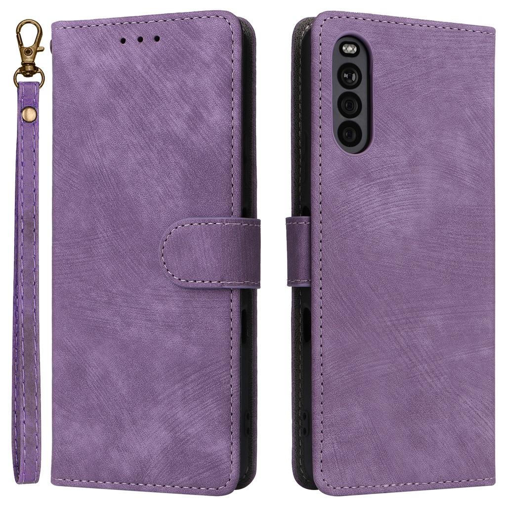 For Sony Xperia 10 III 5G Case Flip Leather Phone Cover with RFID Blocking Wallet