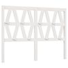 VidaXL Tête de lit Blanc 126x4x100 cm Bois massif de pin 818611