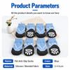 Soft Sole Pet Booties Wear Resistant Dog Foot Cover Easy Wear Paw Protector  Small Dog Walking