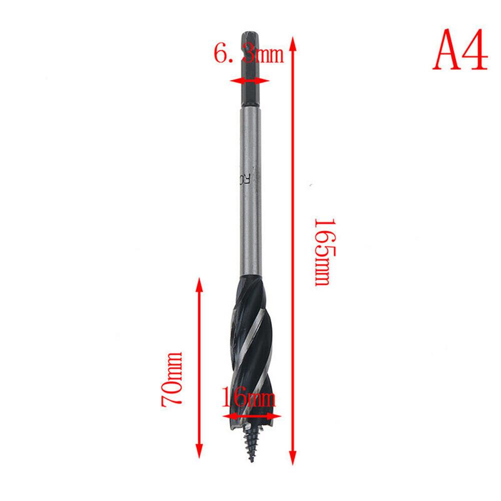 Vysoce kvalitní sada vrtáků 1ks Tesařský vrták Rychlý řez 1/4" 10-25 mm