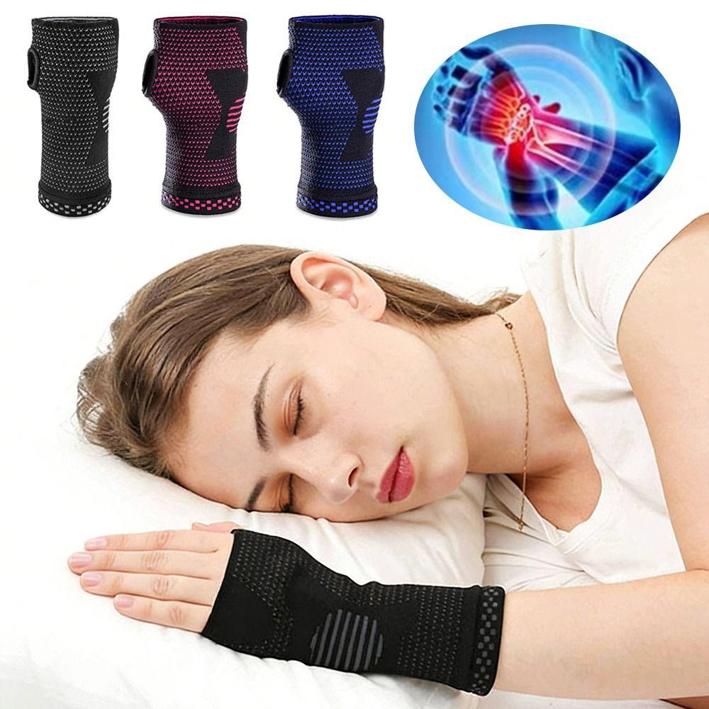Elastic Wrist Compression Glove Sports Wristband  Relieving Carpal Tunnel Syndrome and Wrist Pain
