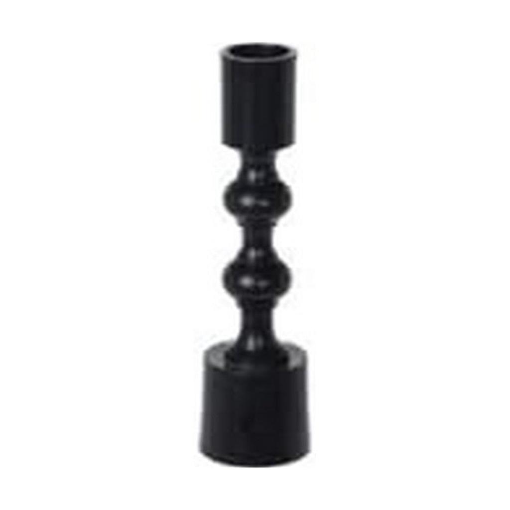 candelabro vertical 16cm negro