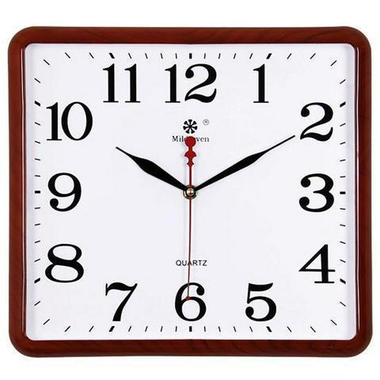Silent Square Quartz Wall Clock with Perpetual Calendar - Creative, Fashionable Art Design for Living Room