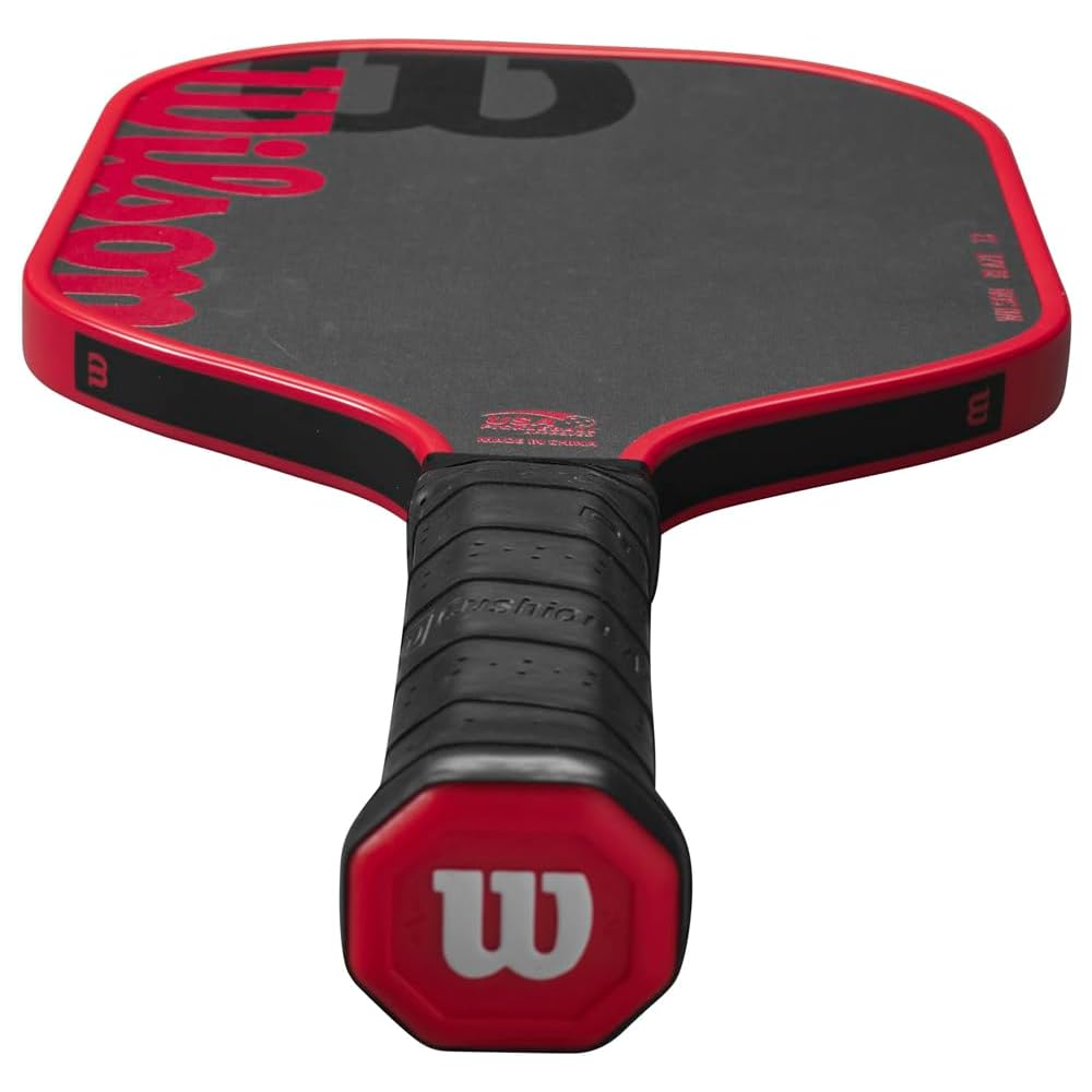 Wilson Blaze Pickleball Paddle Black/Red WR157911U2 Lightweight Durable Design 400g