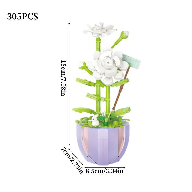 Rose Sonnenblume Ewige Blume Schreibtischdekoration Lehrertagsstrauß Pädagogisches Zusammenbauen Baustein Spielzeug