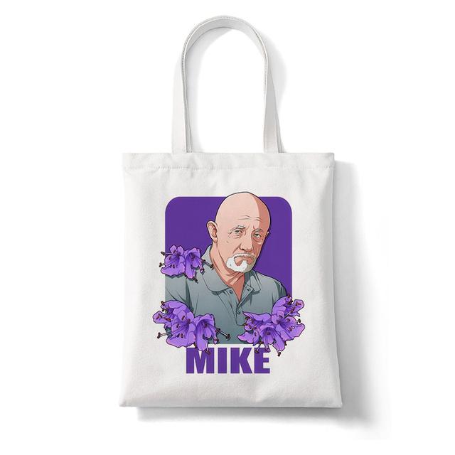 Woemn сумка-шопер Better Call Saul TV Show Сумка для покупок Большая сумка через плечо Холщовые сумки большой вместимости Корейская сумка для колледжа 2426cm 646₽