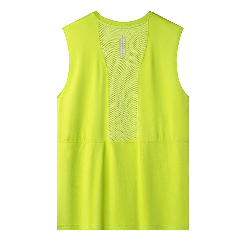 Summer Ice Silk Sports Vest Men's Thin Sleeveless Men's T-shirt Fitness Running Quick-drying Clothes Vest
